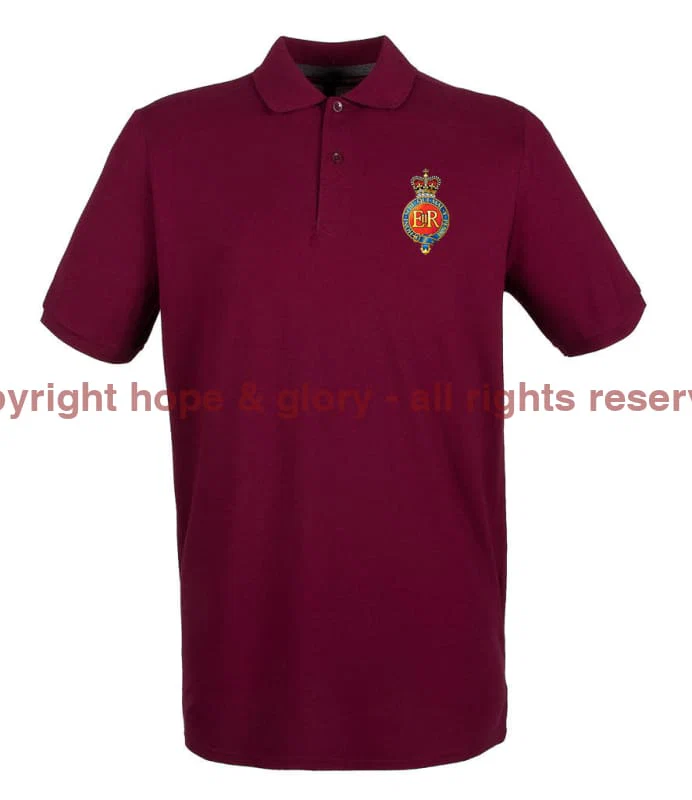 The Household Cavalry Embroidered Pique Polo Shirt - Image 5