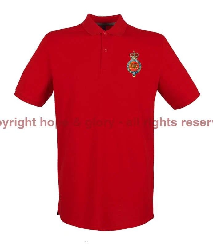The Household Cavalry Embroidered Pique Polo Shirt - Image 6
