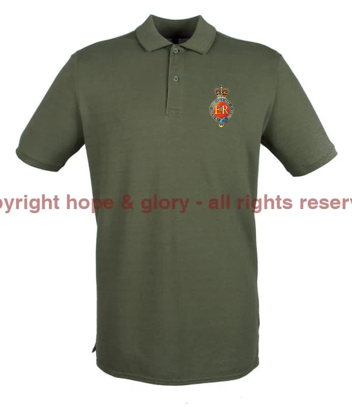 The Household Cavalry Embroidered Pique Polo Shirt - Image 8