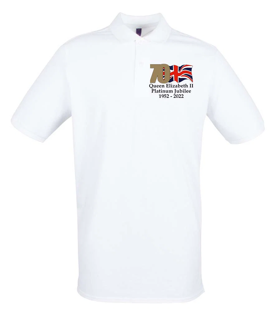 The Queen's Platinum Jubilee 2022 Embroidered Polo Shirt - Image 11