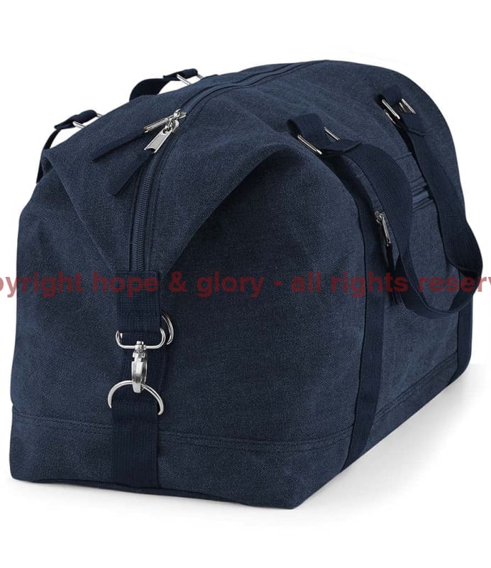 The Royal Navy UNITS Vintage Canvas Satchel - Image 4