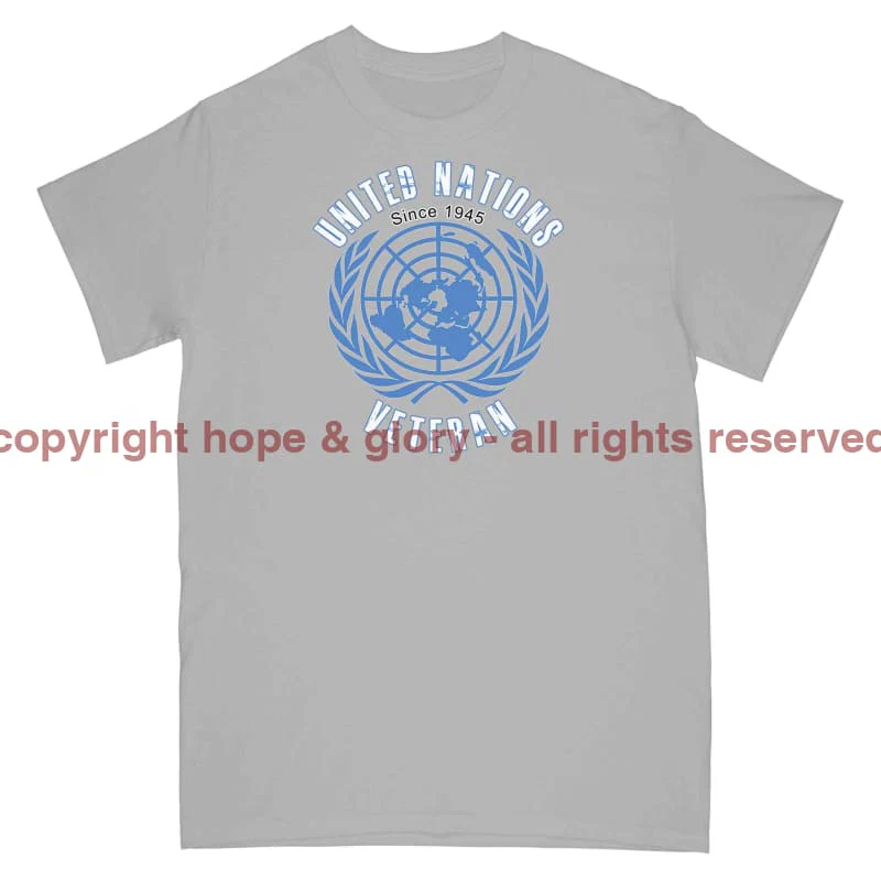 United Nations Veteran Printed T-Shirt - Image 11
