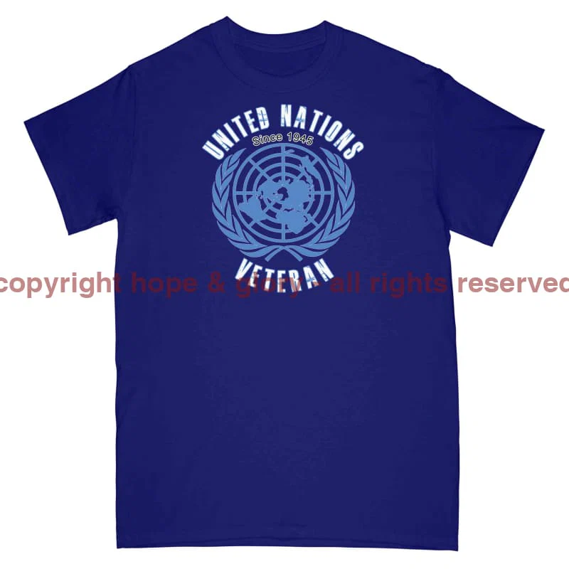 United Nations Veteran Printed T-Shirt - Image 3