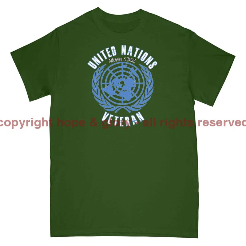 United Nations Veteran Printed T-Shirt - Image 5