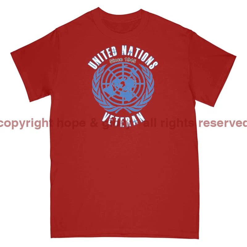 United Nations Veteran Printed T-Shirt - Image 6