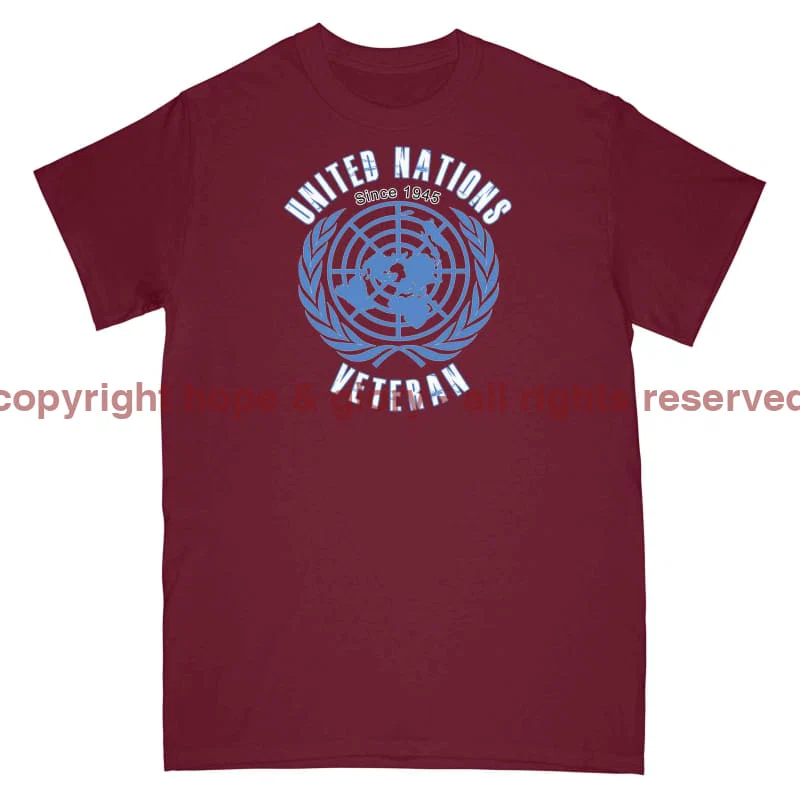 United Nations Veteran Printed T-Shirt - Image 8