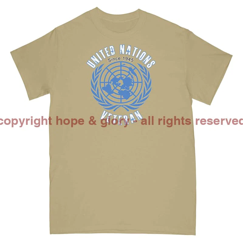 United Nations Veteran Printed T-Shirt - Image 9