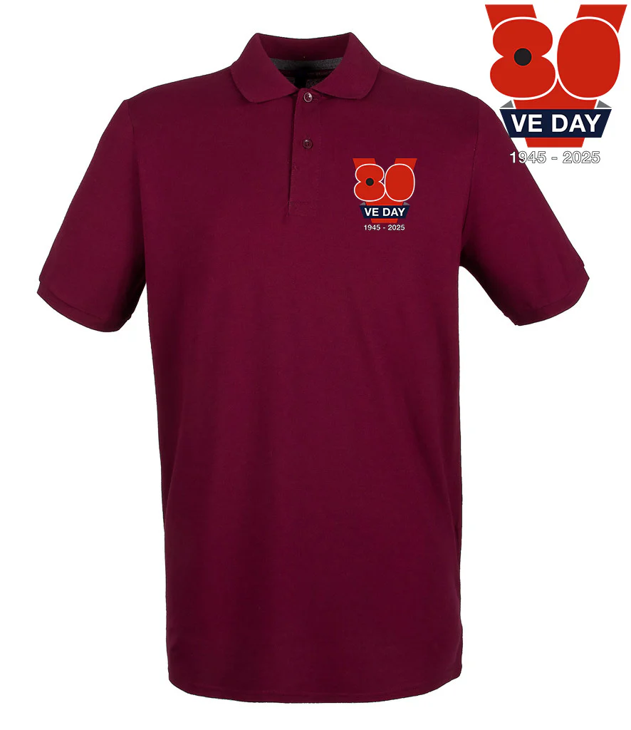 VE DAY 80 Commemorative Polo Shirt - Image 5