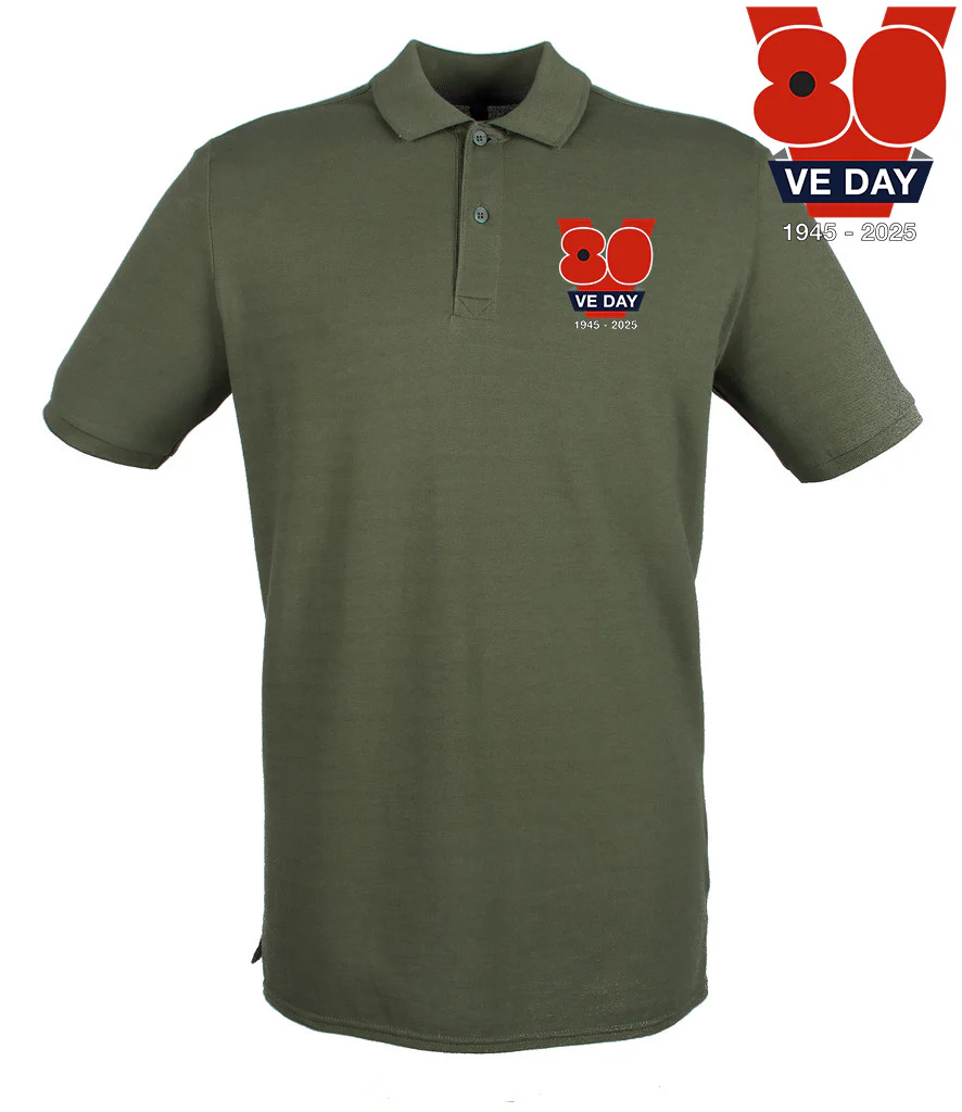 VE DAY 80 Commemorative Polo Shirt - Image 6