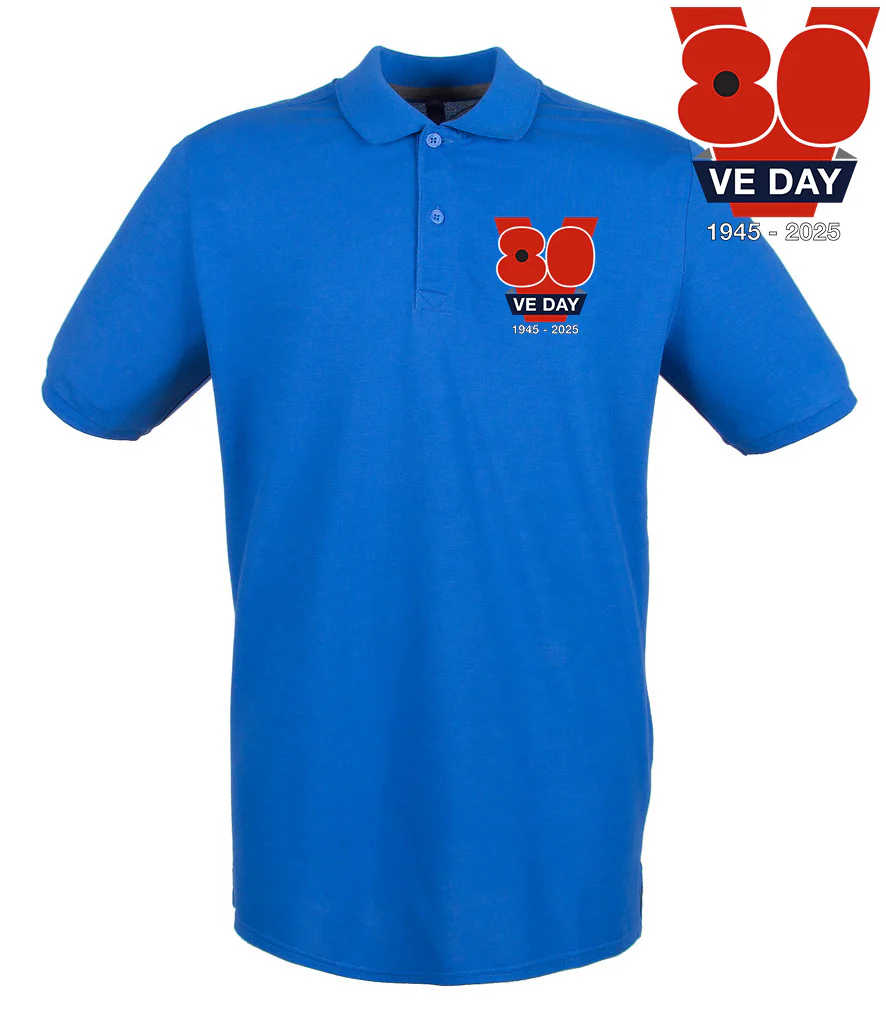 VE DAY 80 Commemorative Polo Shirt - Image 7