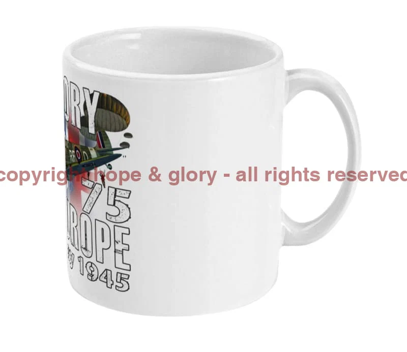 VICTORY IN EUROPE 75 Commemorative Ceramic Mug - Image 3