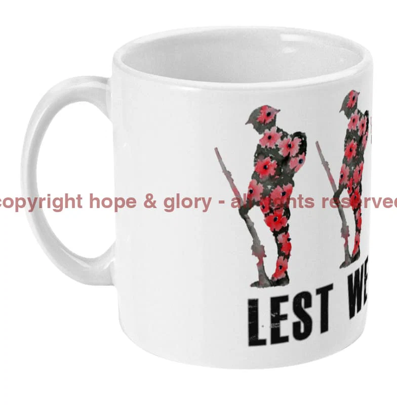 WW1 TOMMY LEST WE FORGET Ceramic Mug - Image 3